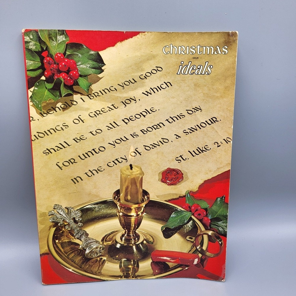 Vintage Ideals Christmas 1970 Magazine Vol.27 No.6 November Poetry Poems Family